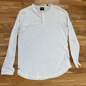 Cuts Henley White XL
